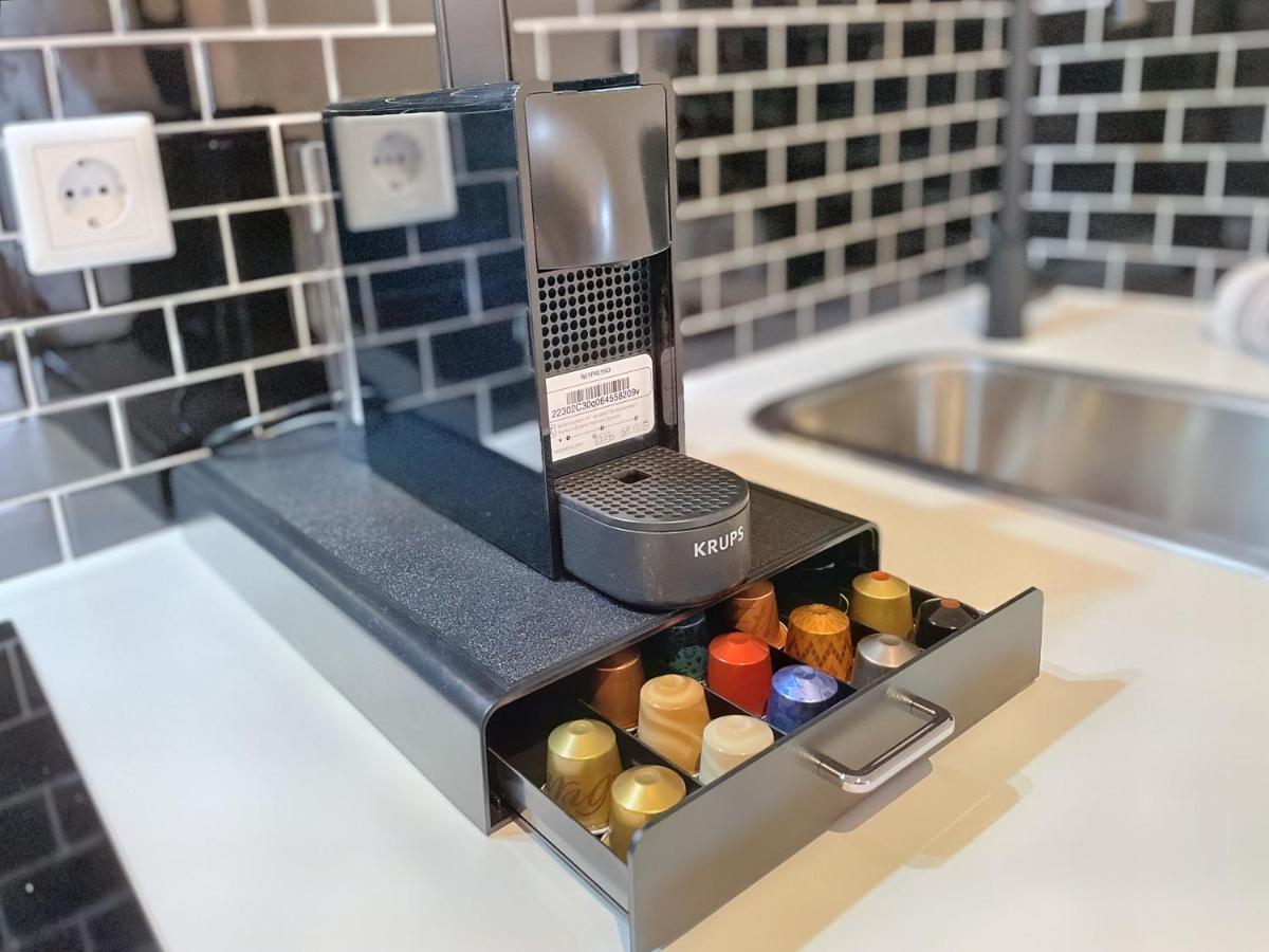 Milpau Recklinghausen1 - Modernes Und Zentrales Premium-Apartment Mit Queensize-Bett, Netflix, Nespresso, Smart-Tv Und Privatparkplatz Exterior foto